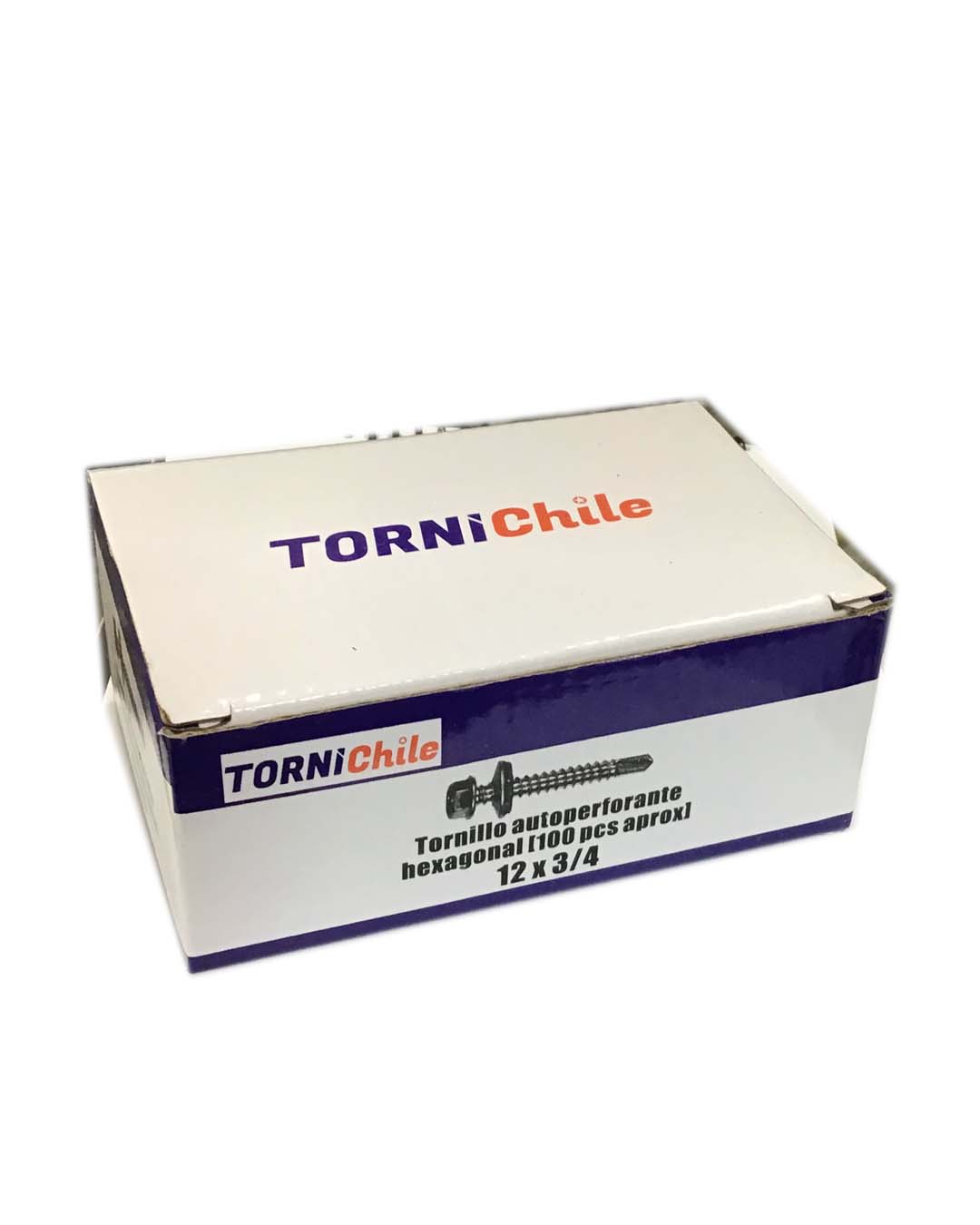 Tornillo AutoperforanteHexagonal 12X34″ 100 Unid